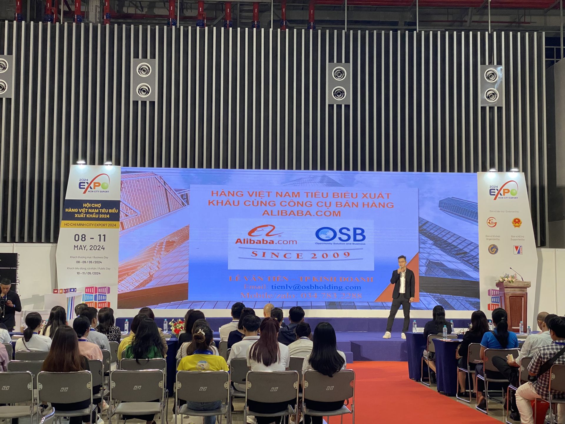 Ông Lê Văn Tiến - Trưởng bộ phận Tư vấn xuất khẩu, Công ty Cổ phần Đầu tư Và Công nghệ OSB chia sẻ với các doanh nghiệp.