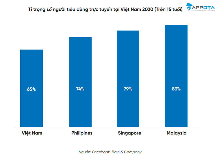 Việt Nam có 49 triệu người dùng mua sắm trực tuyến độ tuổi từ 15 trở lên